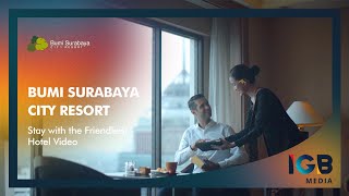 Bumi Surabaya City Resort  Stay with the Friendliest  Hotel Video [upl. by Krilov270]