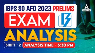 IBPS AFO Exam Analysis 2023  IBPS AFO Analysis 2023  IBPS AFO Asked Questions amp Cut Off [upl. by Bilicki]