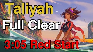 Taliyah Jungle Clear Buffs  305 Red Start [upl. by Helas]