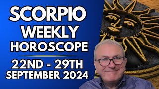 Scorpio Horoscope  Weekly Astrology 23rd to 29th September 2024 [upl. by Menendez]