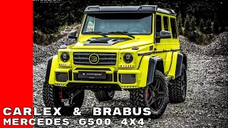 Mercedes G500 4x4² By Carlex Design amp Brabus [upl. by Elfie]