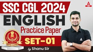 SSC CGL 2024  SSC CGL English Classes By Shanu Sir  SSC CGL English Practice Paper Set 1 [upl. by Lowery]