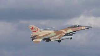 INIOCHOS 2018 Israel Air Force F16C Barak [upl. by Bodrogi243]