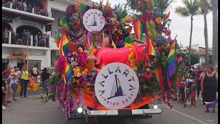 Puerto Vallarta Vallarta Gay Pride Parade 2023 Travel Video [upl. by Ynahirb]