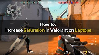 How to Increase Saturation in Valorant on Laptops [upl. by Tnahsarp831]