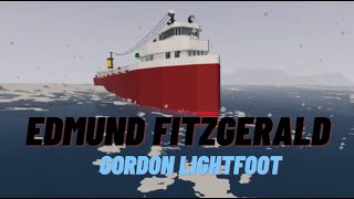 The edmund fitzgerald Gordon Lightfoot Movie with song [upl. by Ahsiekim]