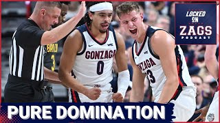 Gonzaga Bulldogs make STATEMENT in blowout victory over Baylor  Depth no longer a concern for Zags [upl. by Nathaniel]