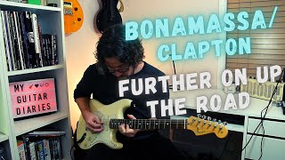 Joe Bonamassa  Eric Clapton  Further On Up The Road  Blues Guitar Solo Lesson [upl. by Baniez]