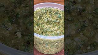 ROASTED TOMATILLO SALSA  ALL AMERICAN COOKING shorts salsaverde cooking [upl. by Elocin]