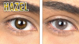 Freshlook Colorblends Pure Hazel vs Solotica Aquarella Dandara Hazel [upl. by Gennaro]