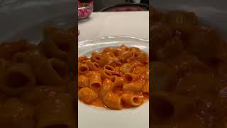 World Famous Spicy Rigatoni Pasta at Carbone in NYC [upl. by Michaela952]