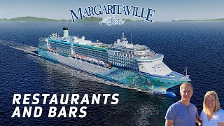 Margaritaville Islander Cruise Ep5  All Restaurants and Bars  Islander Cruise Review 2024 [upl. by Fredek]