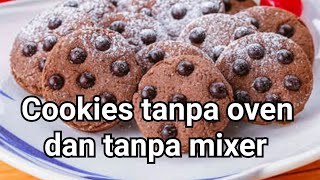 Cookies coklat tanpa oven tanpa mixer [upl. by Kuth]