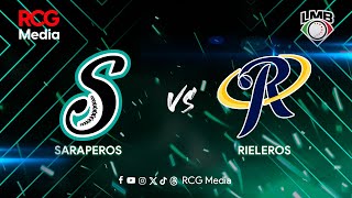 Saraperos de Saltillo vs Rieleros de Aguascalientes  22 de junio de 2024 [upl. by Esiahc]