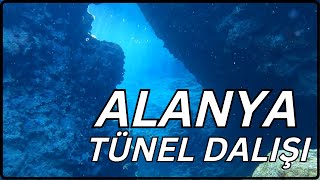 Alanya Tüplü Dalış  Tünel Dalış Bölgesi  Scuba Diving [upl. by Ykcir]