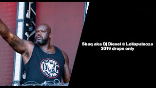 Shaq Aka Dj Diesel  Lollapalooza 2019 Drops Only [upl. by Aniale140]