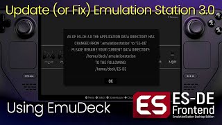 Steam Deck UpdateFix Emulation Station 30 feat EmuDeck [upl. by Babb]