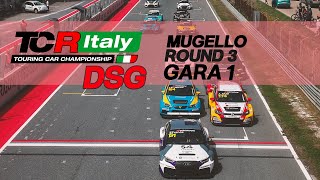 TCR Italy DSG  ACI Racing Weekend Mugello round 3  Gara 1 [upl. by Hays891]