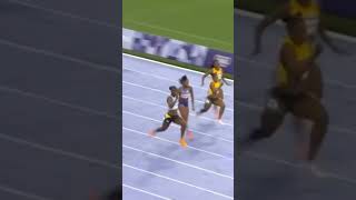 100m run women🥵💕😱trending sports olympicsport trackandfield running olympics [upl. by Camp]