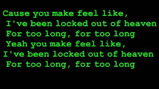 Bruno Mars  Locked Out Of Heaven  Lyrics HQ [upl. by Richarda]