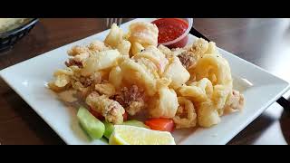 EPIC FOODIE STOPS MARATHON SOUVLAKI DDO FOR FRIED CALAMARI amp TARAMOSALATA Best on the West island [upl. by Nimar]