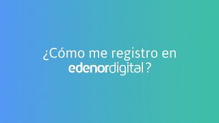 ¿Cómo me registro en edenordigital [upl. by Tima]