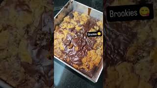 Brookies recipe by cooking confession shorts recipe foryou [upl. by Alger843]