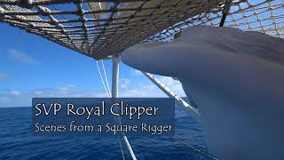 SPV Royal Clipper Eastbound Transatlantic Voyage  Scenes from a Square Rigger [upl. by Khoury836]