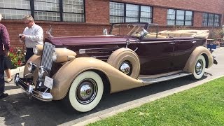 Riding In A 1937 Packard V12 [upl. by Tenn]