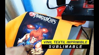 Tutorial  Uso del VINIL TEXTIL IMPRIMIBLE Sublimable [upl. by Lukasz]