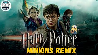 Harry Potter Theme Minions Remix by Funny Minions Guys THEME SONGS [upl. by Denman]