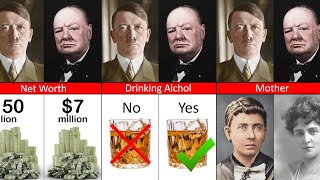 Adolf Hitler vs Winston Churchill Comparison [upl. by Kathie]