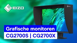 EIZO ColorEdge CG2700S  CG2700X  27inch highend monitoren voor creatieve professionals [upl. by Hannazus]