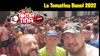 La Tomatina Bunol 2022 Tomato Festival food fight Spain [upl. by Salhcin385]