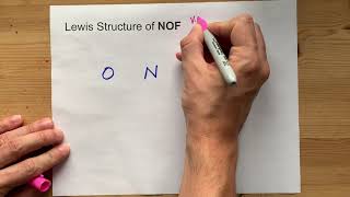 Draw the Lewis Structure of NOF nitrosyl fluoride [upl. by Strade124]