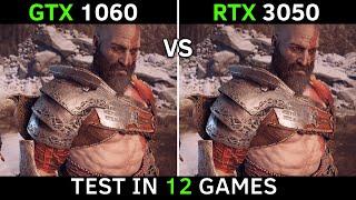 GTX 1060 vs RTX 3050  Test In 12 New Games  1080p [upl. by Eliza]