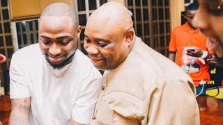 SEE HOW DAVIDO UNCLE DANCE TO CELEBRATE THE NEW BORN TWINS BABY celebrity davido [upl. by Hamimej]