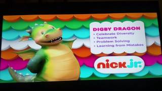 Nick Jr Digby Dragon Curriculum Board 2017 [upl. by Ellimaj]