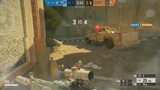 R6 Siege 4k Flores  Ninja Breach kill [upl. by Nwad]