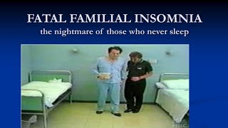 Fatal Familial Insomnia is a prion disease [upl. by Archer]