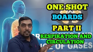 Boards One Shot Lecture of Respiration and Circulation  PART 2 [upl. by Suirrad]