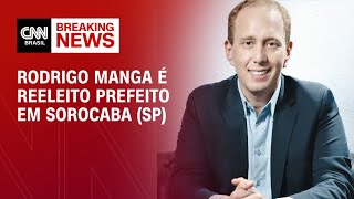 Rodrigo Manga é reeleito prefeito em Sorocaba SP [upl. by Notsahc]