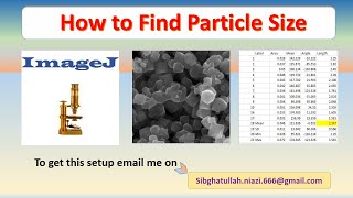 How to find the Particle size of SEM image [upl. by Ney399]