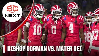 No 1 Bishop Gorman NV vs No 2 Mater Dei CA  SC Next Showcase [upl. by Suoicerp]