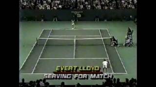 Chris Evert Lloyd vs Hana Mandlikova 1987 Key Biscayne 22 [upl. by Sukey130]