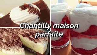 Comment réussir la chantilly maison à coup sûr  Recette et astuces [upl. by Almira]