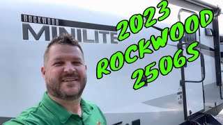 NEW 2023 FOREST RIVER ROCKWOOD MINI LITE 2506S TRAVEL TRAILER Dodd RV Solar Walkthrough Show Tour [upl. by Beetner174]