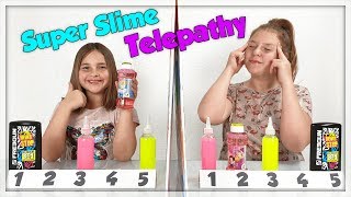 SUPER TWIN TELEPATHY SLIME CHALLENGE [upl. by Felike]