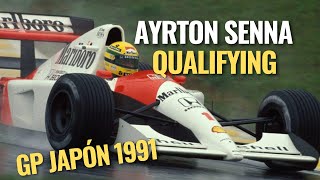 🇧🇷 Ayrton Senna  Qualifying Suzuka 🇯🇵 1991 [upl. by Trojan]