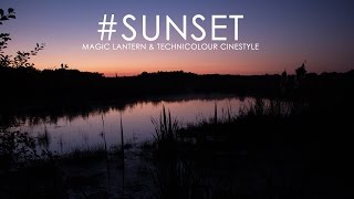 Sunset Canon EOS 650D Magic Lantern amp Technicolor Cinestyle [upl. by Melac667]